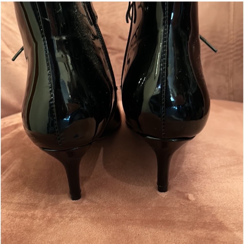 Patent Leather Booties